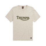 T-SHIRT FORK SEAL OATMEAL GREEN