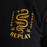 T-SHIRT SNAKE M6836 BLACK