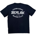 T-SHIRT CUSTOM GARAGE M6874 BLACK