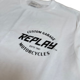 T-SHIRT CUSTOM GARAGE M6874 WHITE T-SHIRT CUSTOM GARAGE M6874 WHITE