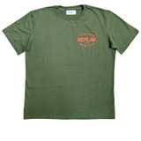 T-SHIRT CUSTOM GARAGE M6874 MILITARY GREEN