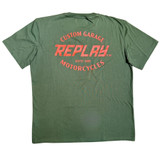 T-SHIRT CUSTOM GARAGE M6874 MILITARY GREEN