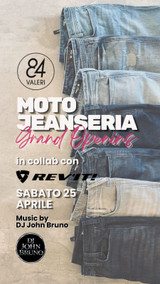 PARTY MOTO JEANSERIA SABATO 25 APRILE