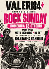 ROCK SUNDAY MOTO INCONTRO DOMENICA 18 OTTOBRE