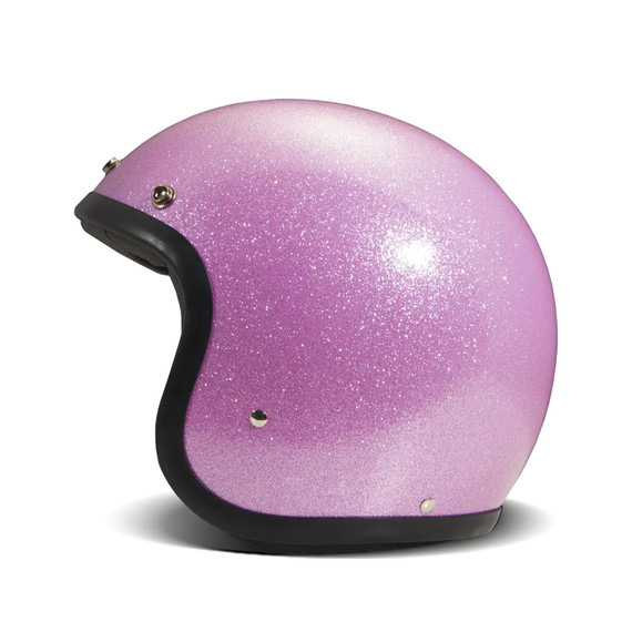 CASCO RETRO GLITTER PINK