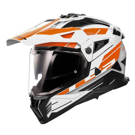 CASCO MX702 PIONER 2 NABIB WHITE ORANGE