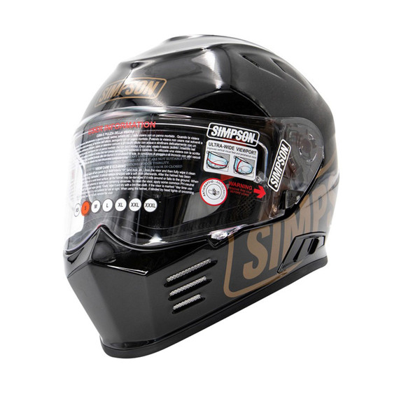 CASCO VENOM LOGO BLACK & GOLD