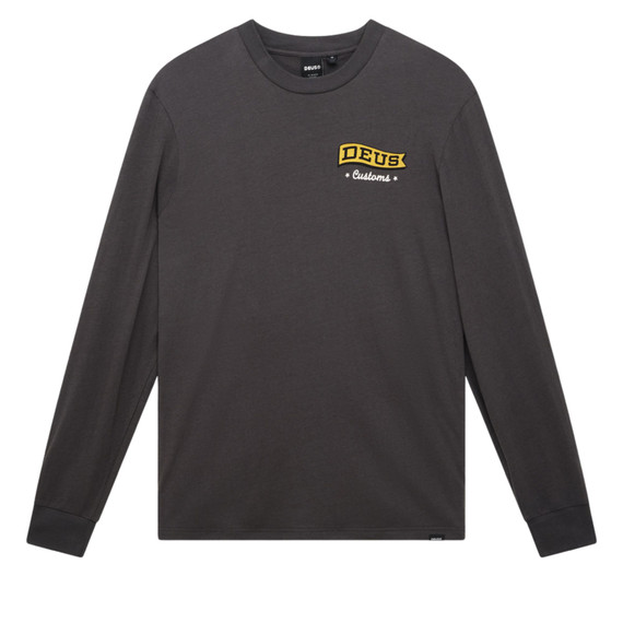 T-SHIRT VENICE LS TEE BLACK - Valeri84