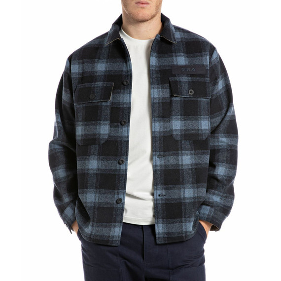 GIACCA CAMICIA FANTASIA CHECK M8493