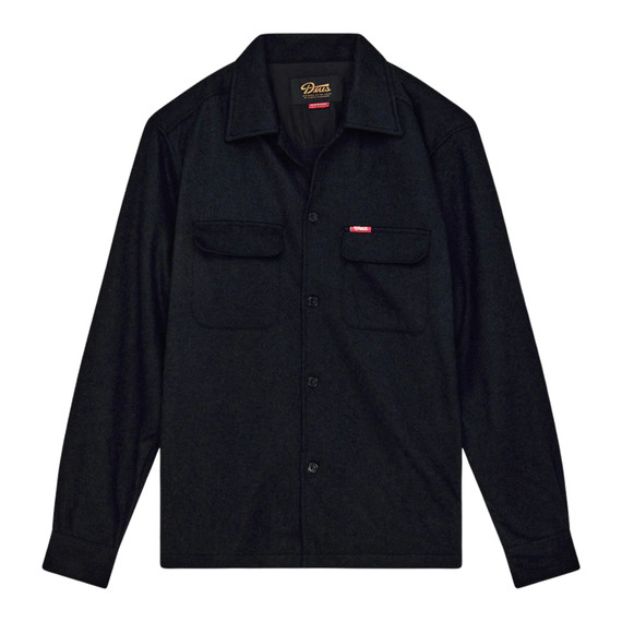 CAMICIA CLAYTON WOOL BLACK