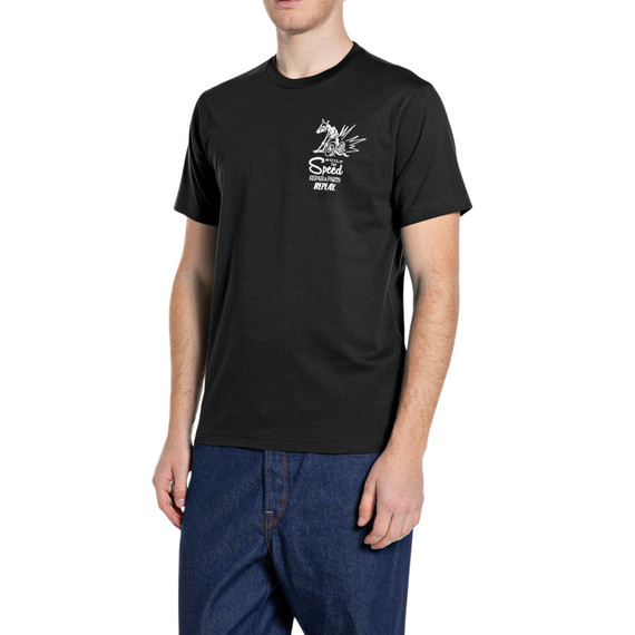 T-SHIRT REGULAR FIT SPEED M3345 BLACK