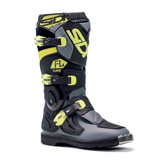 STIVALI JR FLAME GREY YELLOW BLACK