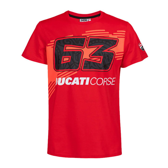 T-SHIRT DUCATI BAGNAIA RED