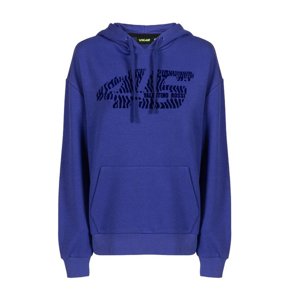 FELPA VR46 ANIMALIER LADY BLUE