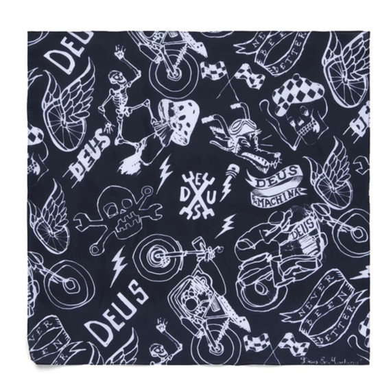 BANDANA DOODLE BLACK