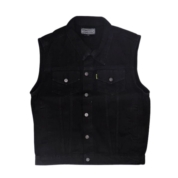 GILET DENIM NERO