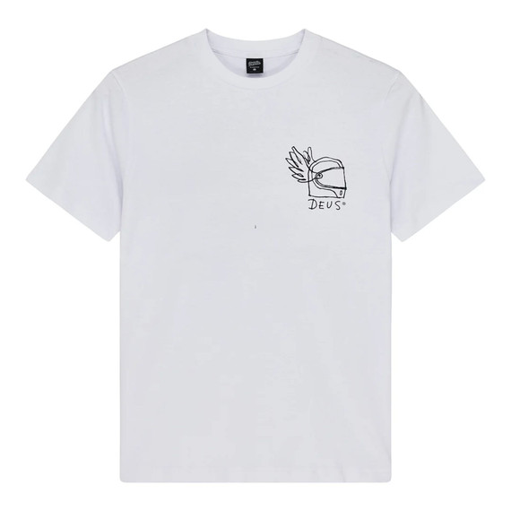 T-SHIRT HARAJUKU HELMET WHITE
