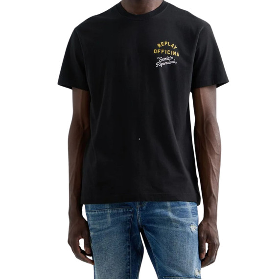 LETTERING T-SHIRT  BLACK