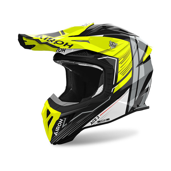 CASCO AVIATOR ACE 2 FURY YELLOW GLOSS - Valeri Sport