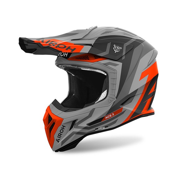 CASCO AVIATOR ACE 2 SHIELD ORANG MATT - Valeri Sport