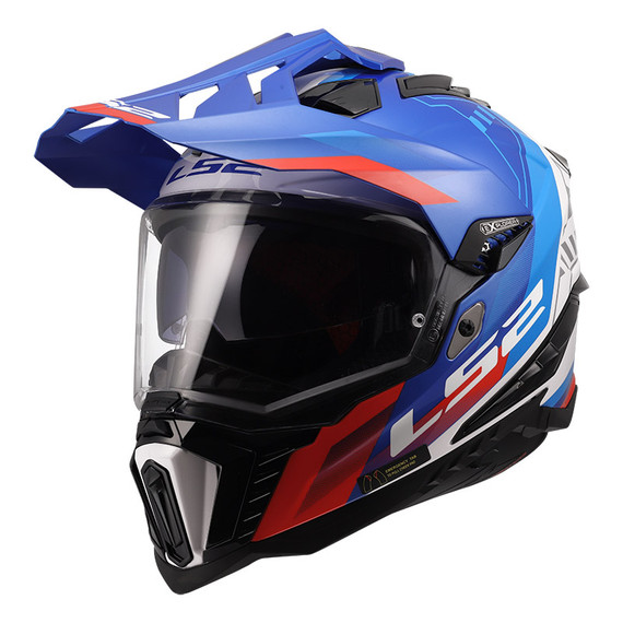 CASCO MX701 EXPLORER HEXA WHITE BLUE RED