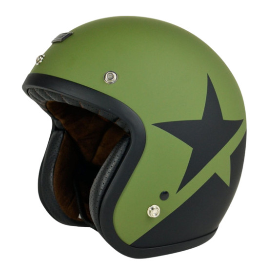 CASCO PRIMO STAR ARMY GREEN & BLACK