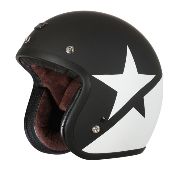 CASCO PRIMO STAR WHITE & BLACK