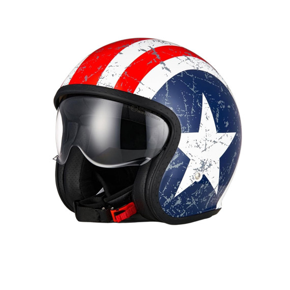 CASCO SPIRIT REBEL STAR GLOSS RED