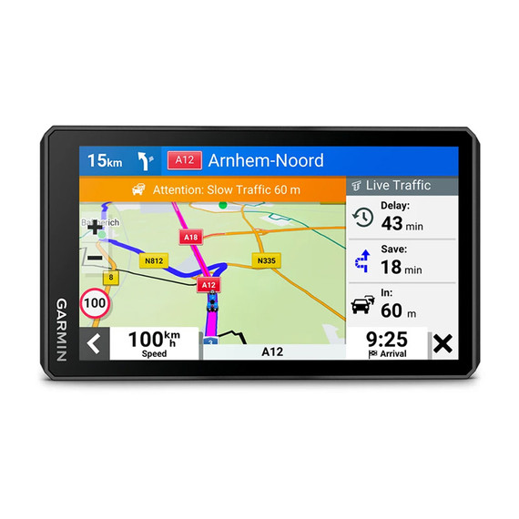 Navitech Custodia Rigida Rossa Per Garmin Zumo XT 5,5'' – Protettiva, Antiurto E Impermeabile