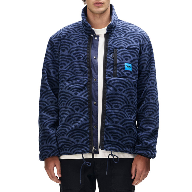 GIACCA REVERSIBLE DECK NAVY
