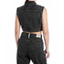 GILET CROPPED DENIM 9ZERO1 BLACK WY7Z1 GILET CROPPED DENIM 9ZERO1 BLACK WY7Z1