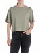 T-SHIRT CROPPED TASCHINO W3411 GREEN