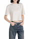 T-SHIRT CROPPED TASCHINO W3411 WHITE