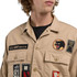 GIACCA CAMICIA PATCH BEIGE M8445A