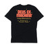 T-SHIRT DROP DOWN BLACK