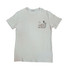 T-SHIRT IN JERSEY CON STAMPA GRAFICA WHITE W3566E