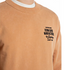 FELPA GIROCOLLO CON MOTIVO A RILIEVO M3191 BROWN