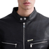 GIACCA BIKER IN PELLE CERATA M8497A
