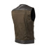 GILET TEMPLE 74 RSD DARK BROWN & GREEN