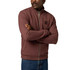 FELPA FULL ZIP BORDEAUX