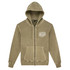 FELPA SHIELD GD ZIP HOODIE OLIVE GREEN