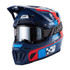 CASCO KIT MOTO 8.5 BLUE RED