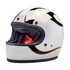 CASCO GRINGO FLAMES WHITE