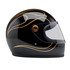 CASCO GRINGO S BLACK FLAMES