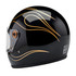 CASCO GRINGO S BLACK FLAMES