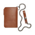 WALLET WITH CHAIN TAN