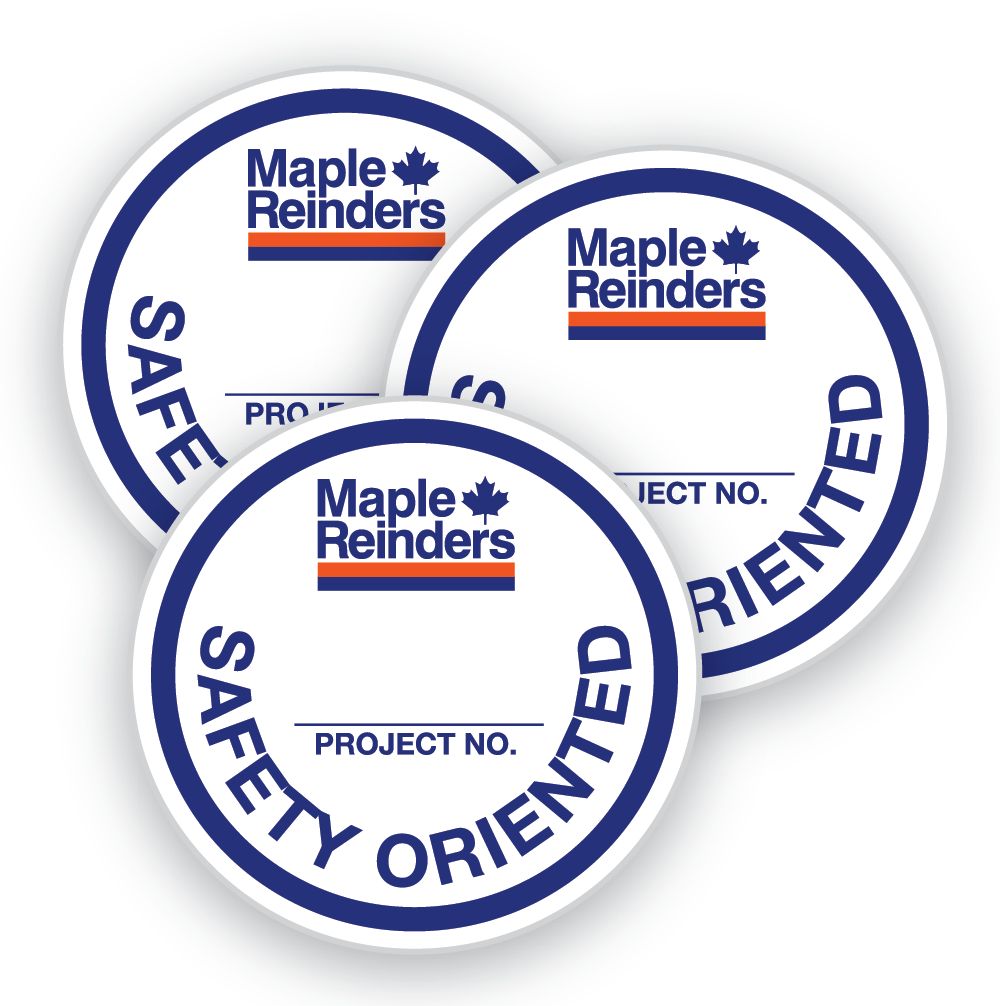 MR009 2" x 2" Safety Orientation Stickers