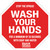 MR115 12"x12" Wash Your Hands (Floor Graphic)**Prices As Low As $4.25 ea.**