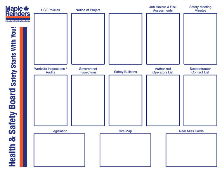 MR149 62"x48" BC Safety Board