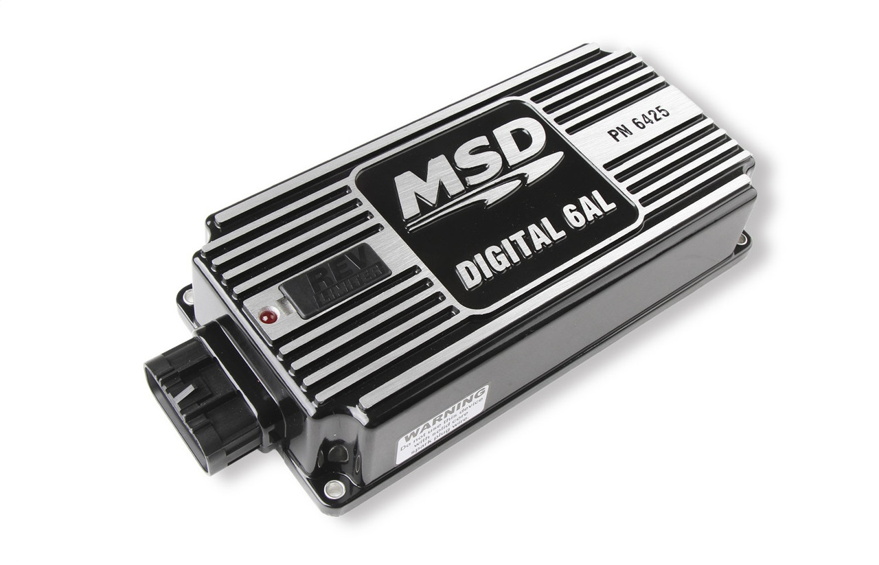 MSD Digital 6AL Ignition Control, w/Rev-Limit Control - Blac